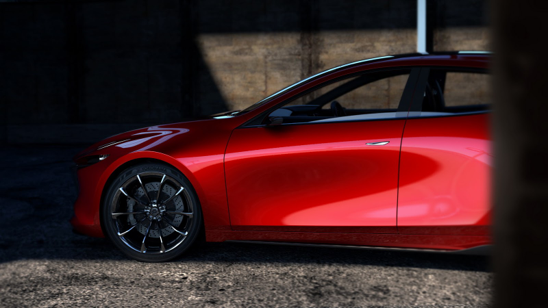 Illustration for article titled Mazda Kai Concept: If The Next Mazda 3 Looks This Good We Should Throw A Party